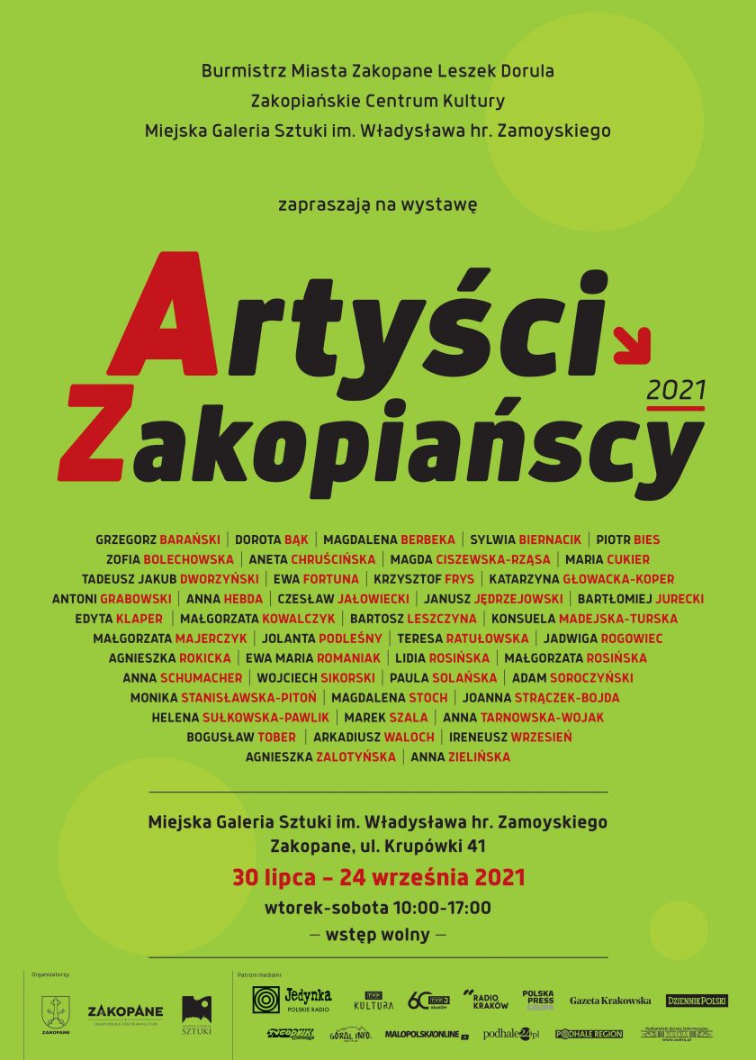Inauguracja wystawy Artyści Zakopiańscy 2021