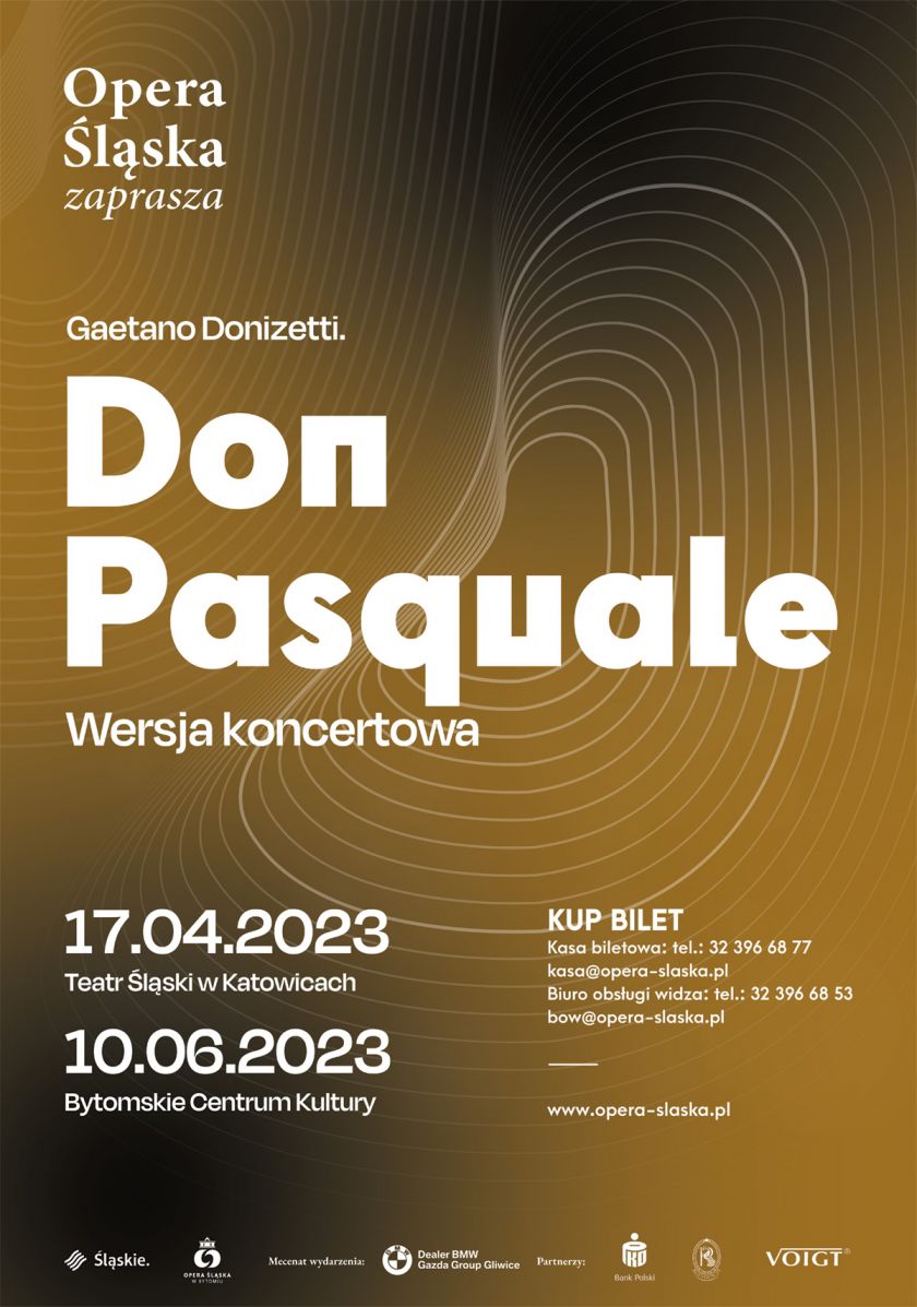 Koncertowa wersja opery buffa Gaetana Donizettiego „Don Pasquale”.