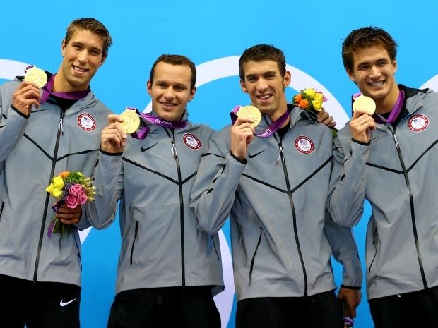 Michael Phelps i spółka nie mają sobie równych podczas igrzysk olimpijskich (fot. Getty Images)