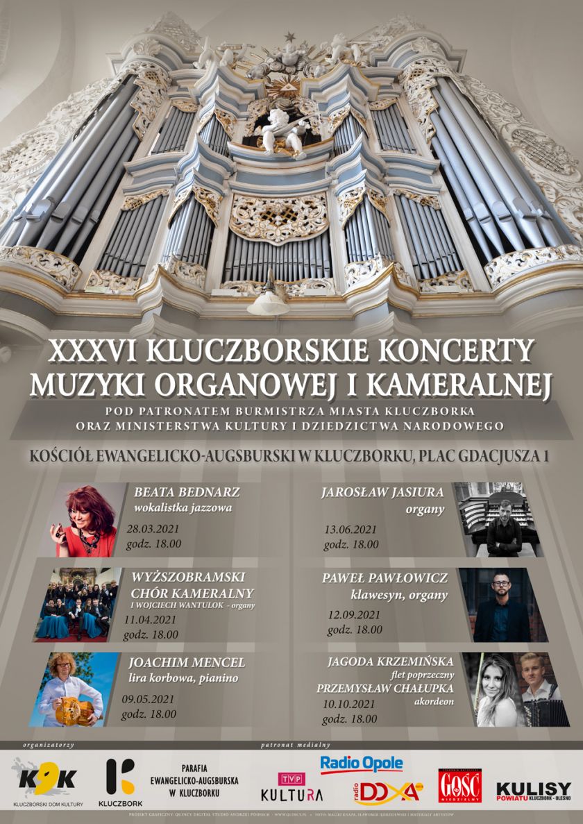 XXXVI Kluczborskie Koncerty Muzyki Organowej i Kameralnej