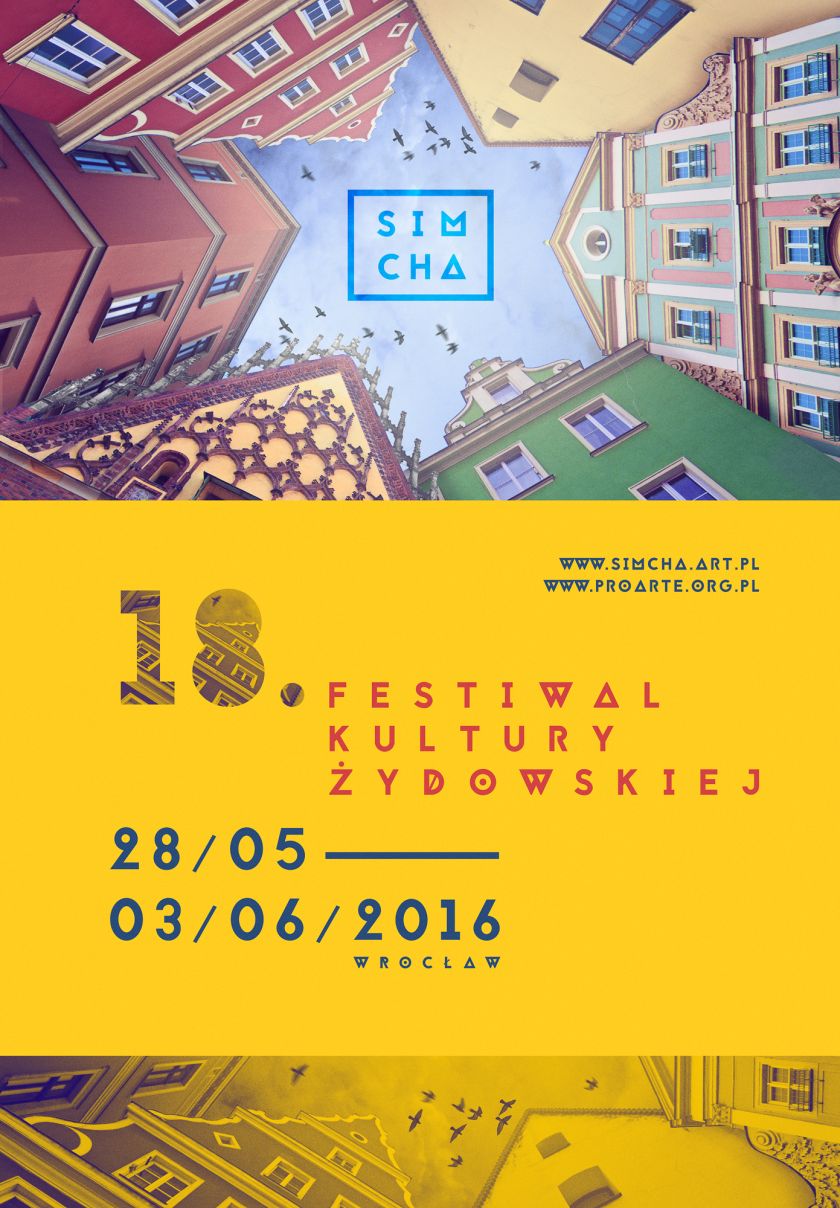 Festiwal Kultury Żydowskiej SIMCHA po raz 18. we Wrocławiu - 28.05/3.06