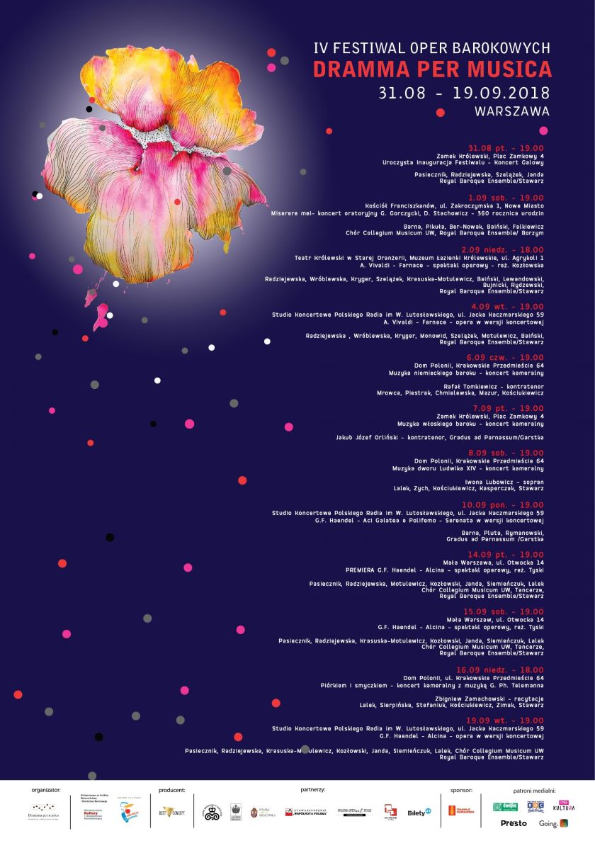 IV Festiwal Oper Barokowych - program