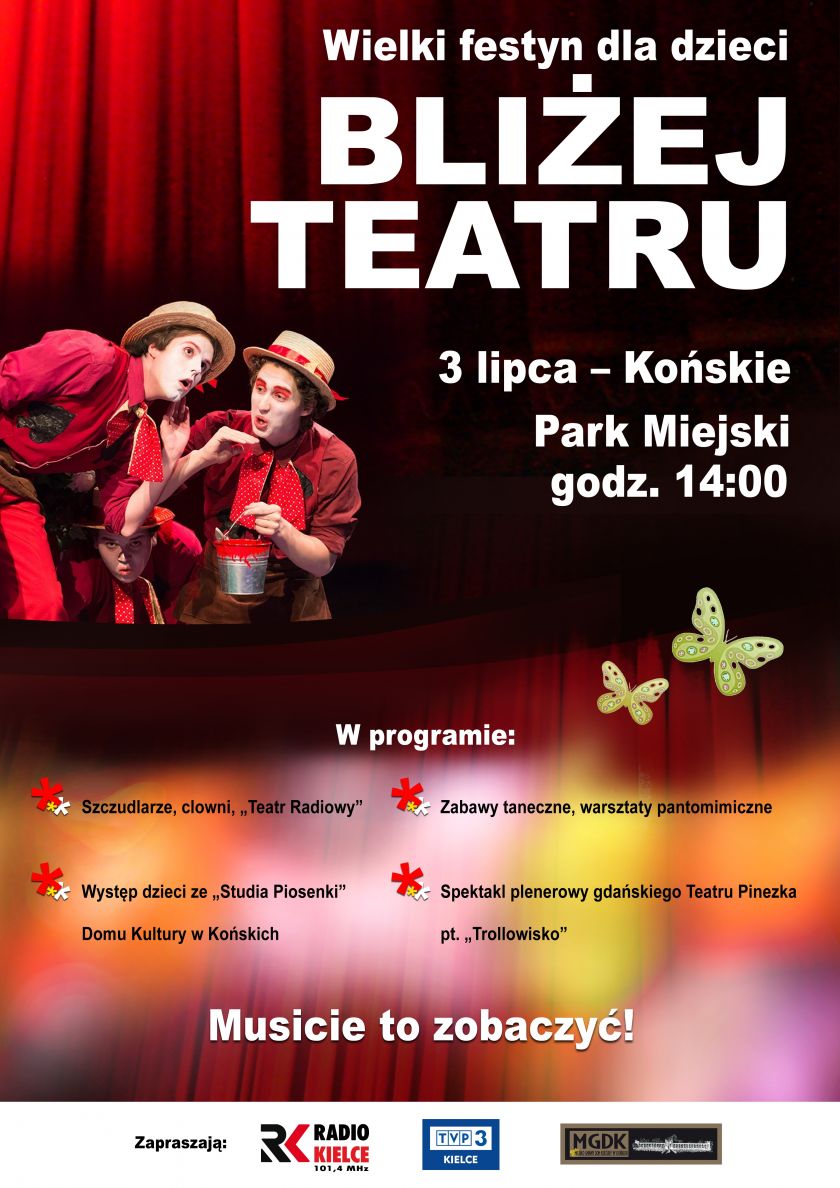 „BLIŻEJ TEATRU” – WSPÓLNA AKCJA RADIA KIELCE I TVP3 KIELCE