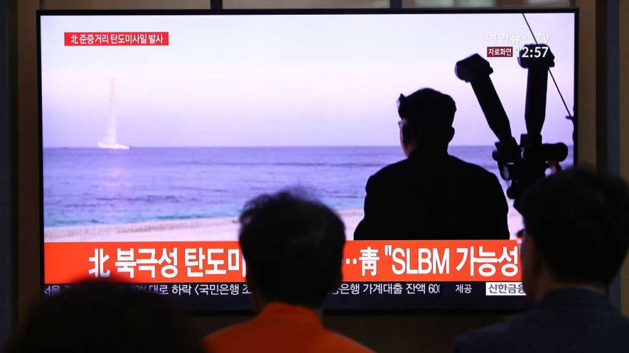 Pocisk ma zdolność przenoszenia ładunków jądrowych? (fot. Chung Sung-Jun/Getty Images) Pocisk ma zdolność przenoszenia ładunków jądrowych? (fot. Chung Sung-Jun/Getty Images)