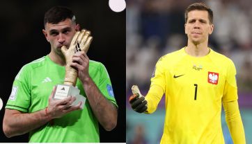 Emiliano Martinez i Wojciech Szczęsny (fot. Getty Images)