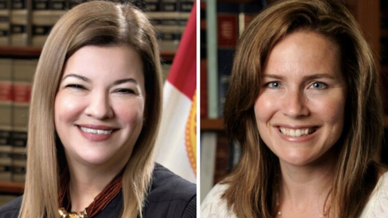 Brane pod uwagę kandydatki to Barbara Lagoa oraz Amy Coney Barrett (fot. Florida Supreme Court, Notre Dame University/Handout via Reuters) Brane pod uwagę kandydatki to Barbara Lagoa oraz Amy Coney Barrett (fot. Florida Supreme Court, Notre Dame University/Handout via Reuters)