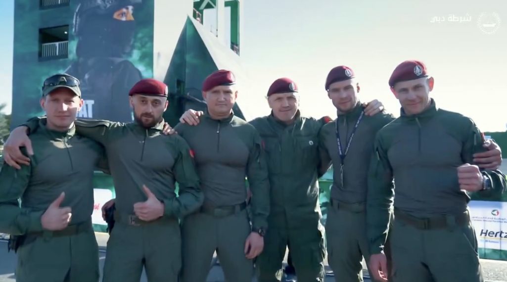 Байцы спецпадраздзялення «Алмаз» на «UAE SWAT Challenge»