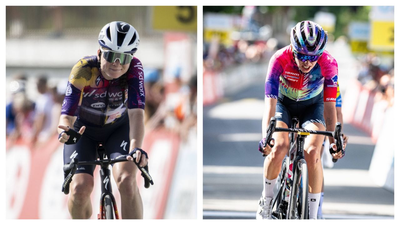 Marta Lach, Katarzyna Niewiadoma (fot. PAP)