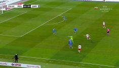 Gol Krzysztofa Piątka (fot. TVP)