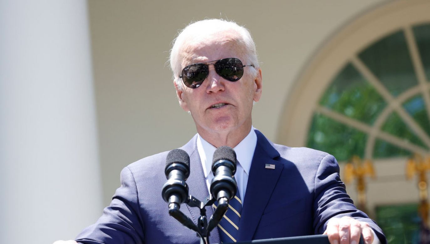 Joe Biden krytycznie odniósł się do umowy Rosji z Białorusią o transferze broni atomowej (Fot. Kevin Dietsch/Getty Images)
