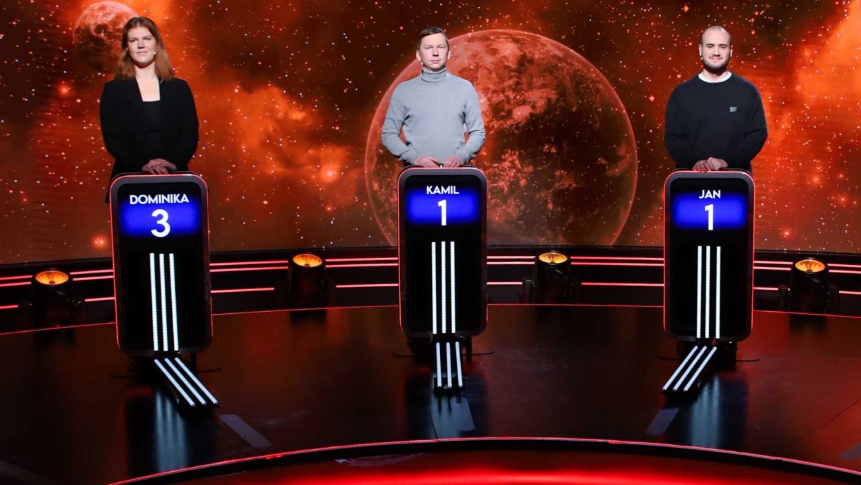Finaliści 8. odcinka 150. edycji: Dominika, Kamil i Jan.