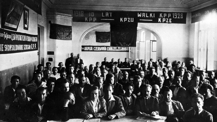 IV Zjazd Komunistycznej Partii Polski (1928). PAP/CAF-ARCHIWUM
