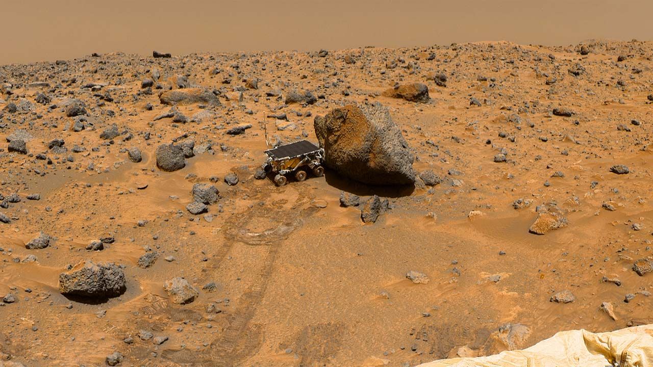 Na Marsie istnieje albo istniało życie? (fot. NASA) Na Marsie istnieje albo istniało życie? (fot. NASA)
