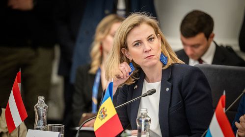 imgМіністарка замежных справаў Аўстрыі Бэатэ Майнль-Райзінгер. Фота: Eduard Kryzhanivskyi/Ministry of Foreign Affairs of Ukraine/Global Images Ukraine via Getty Images