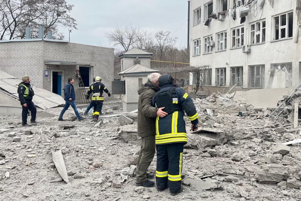 Ракетны ўдар па Сумах Расея нанесла 7 сакавіка. (Фота: Sumy_news_ODA / Telegram)
