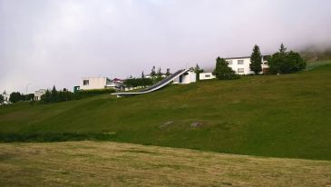 skoki narciarskie nas Islandii, skocznia