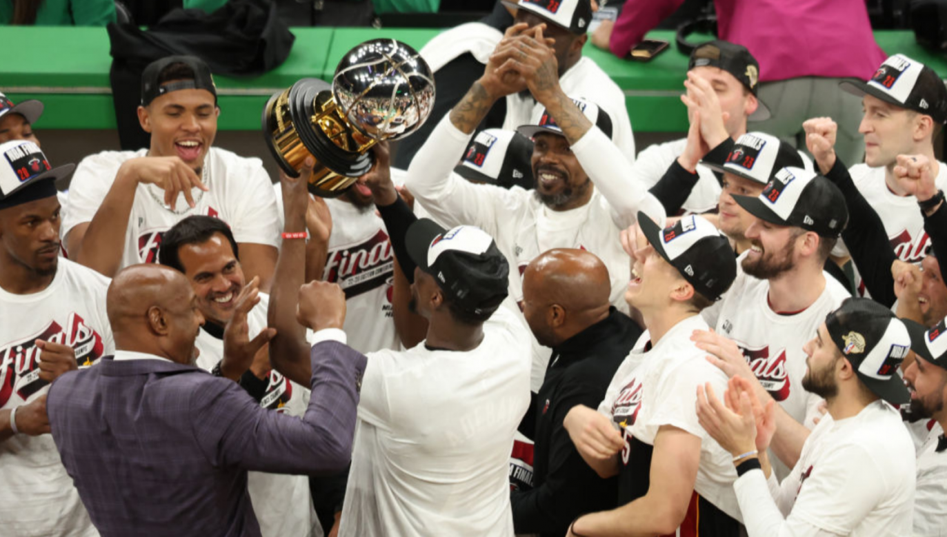 Heat zagrają w finałach NBA po raz drugi w ciągu ostatnich pięciu lat (fot. Getty Images)