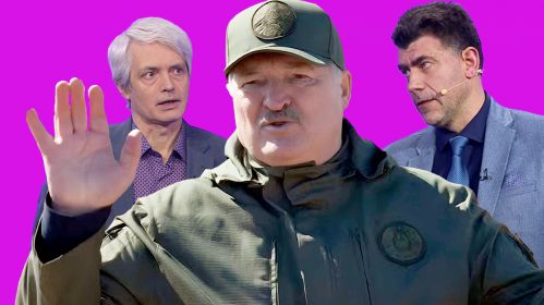 Баркоўскі, Лукашэнка і Усаў. Калаж: Белсат