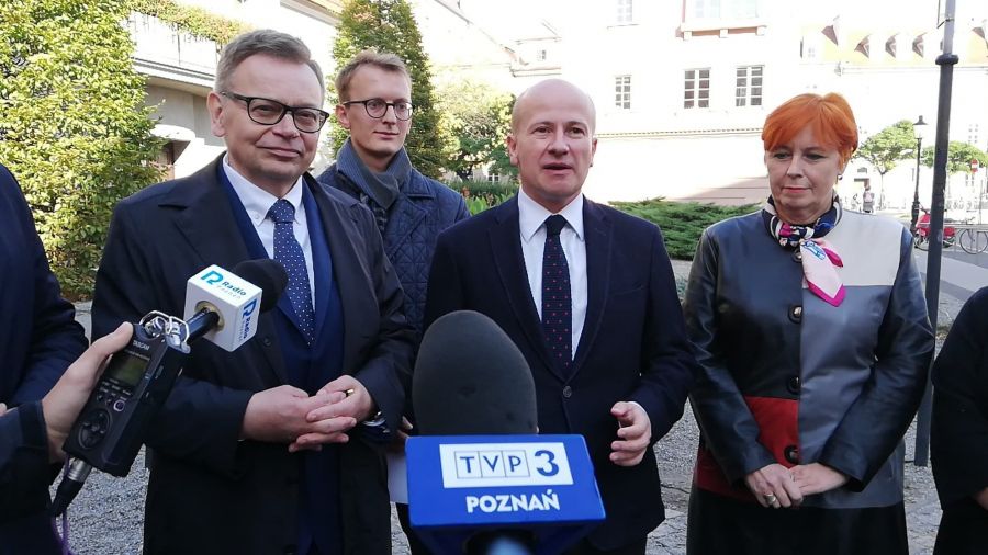 Konferencja prasowa (Fot. TVP 3 Poznań)