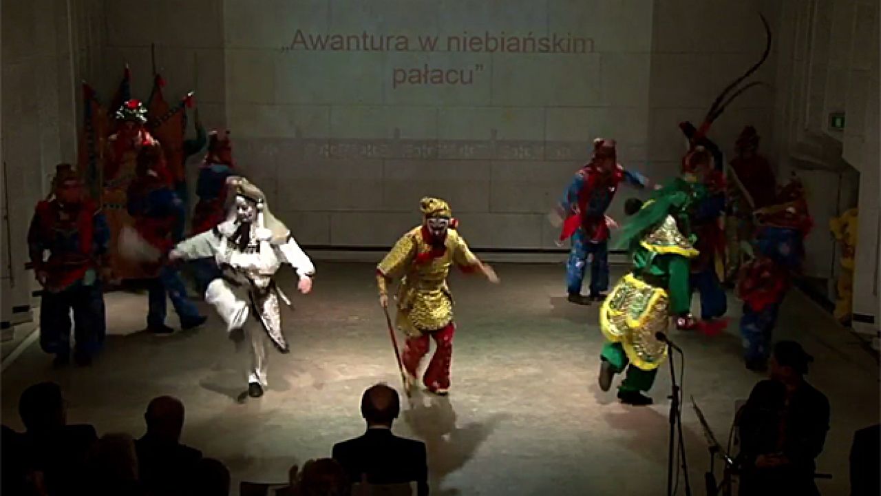 Aktorzy z Opery Pekińskiej zachwycili publikę (fot. YT/UŚTV)