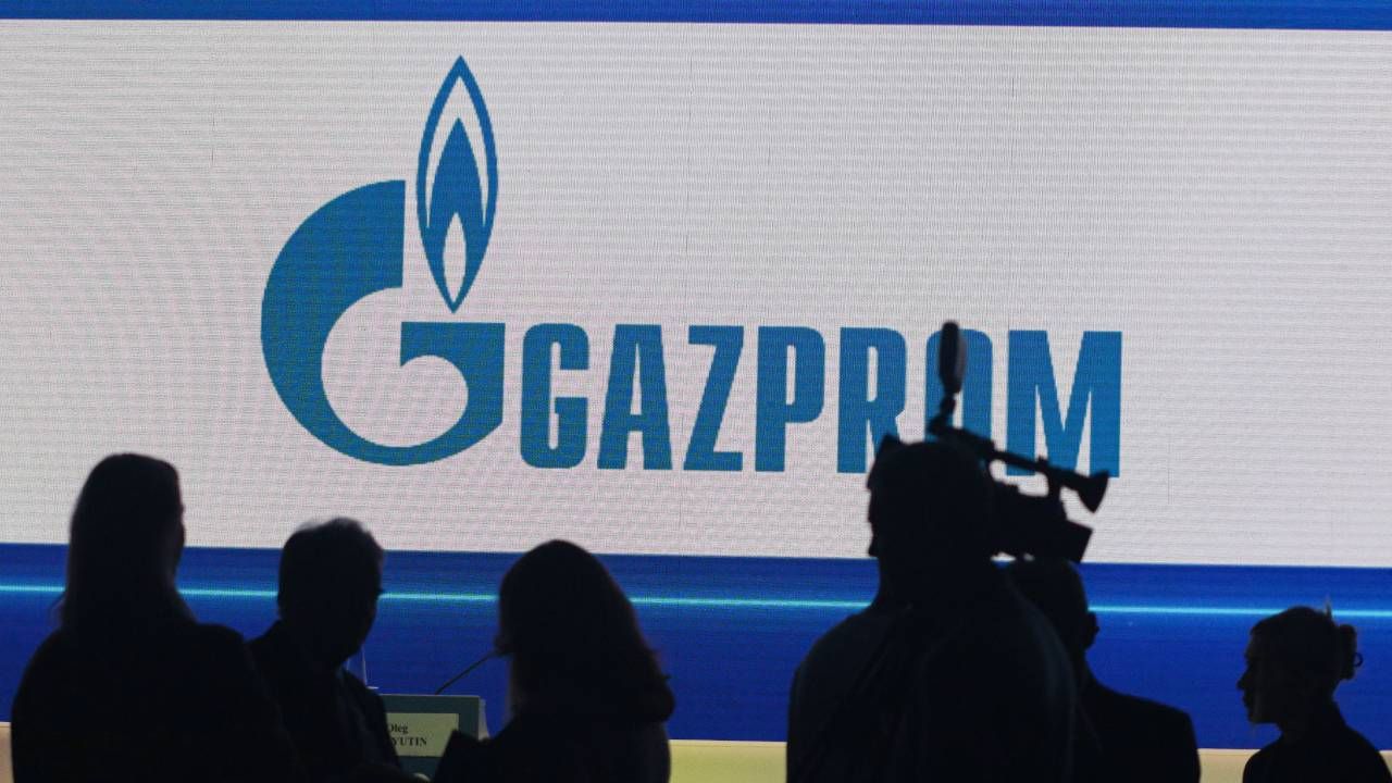 Zyski Gazpromu finansują rosyjską agresję na Ukrainę (fot. Maksim Konstantinov/SOPA Images/LightRocket via Getty Images)