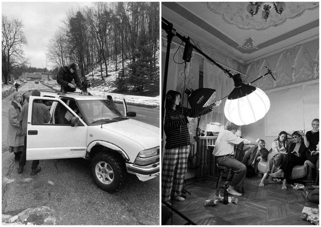 Праца каманды над мінулымі праектамі. Фота для рэдакцыі