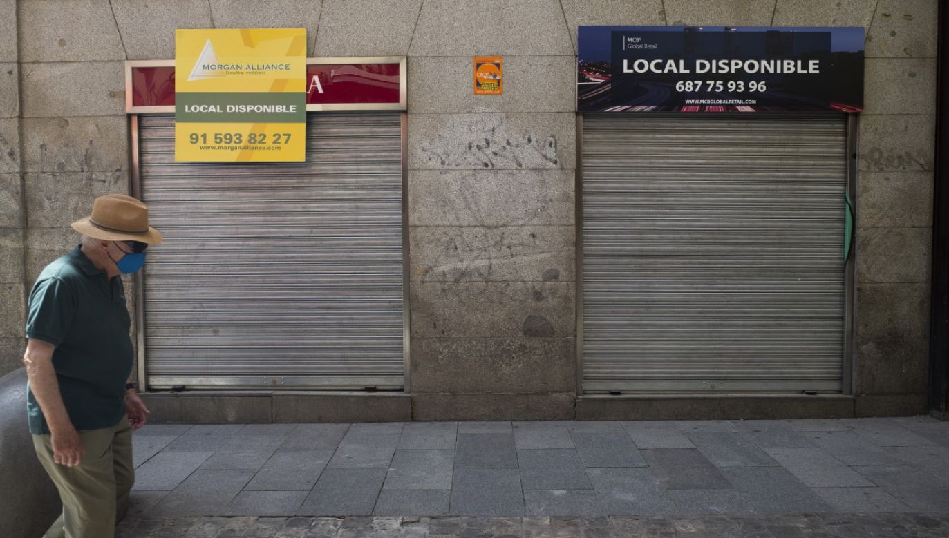 Puste lokale do wynajęcia w Madrycie (fot. Oscar Gonzalez/NurPhoto via Getty Images)