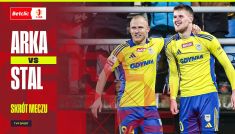 Arka Gdynia – Stal Rzeszów. Betclic 1 Liga, 18. kolejka [SKRÓT] (fot. TVP Sport)