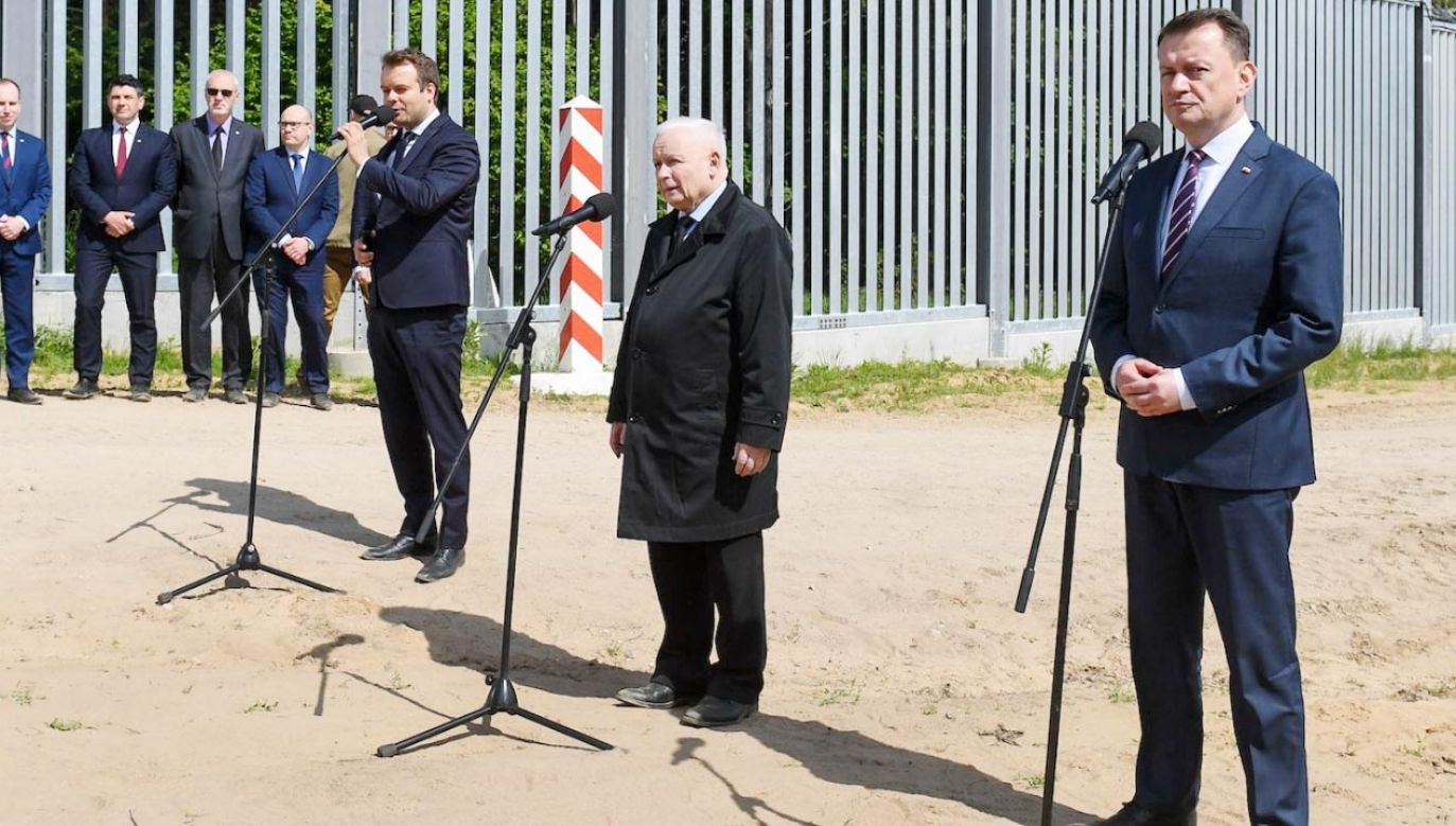 Jarosław Kaczyński w sobotę odwiedzi polsko-białoruską granicę na terenie woj. podlaskiego (fot. PAP/Leszek Szymański; Michal Kosc / Forum)