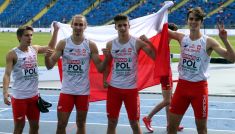 Polska sztafeta 4x400 m (fot. PAP)
