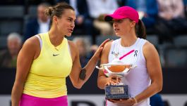 Aryna Sabalenka i Iga Świątek przegoniły Serenę Williams i Marię Szarapową (fot. Getty)
