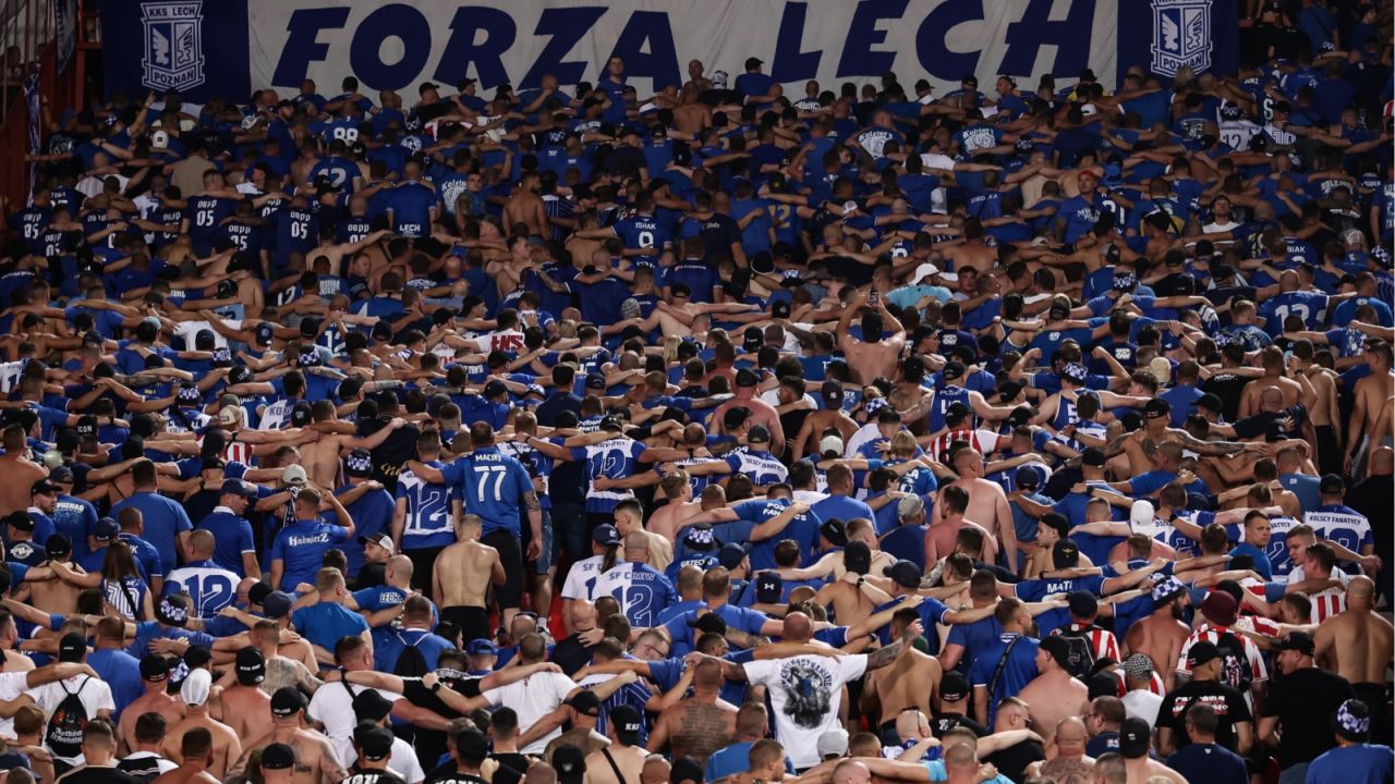 Kibice Lecha Poznań (fot. Getty Images)