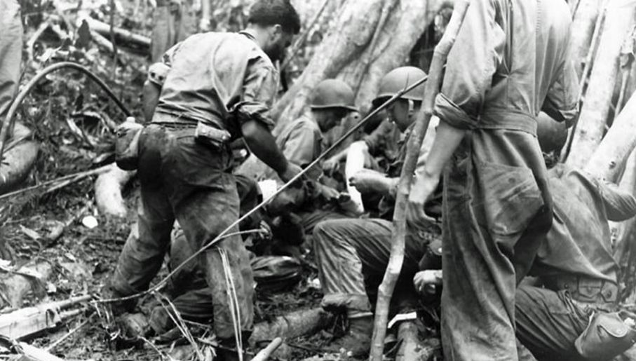 Bitwa o Guadalcanal była niezwykle zacięta (fot. USMC)