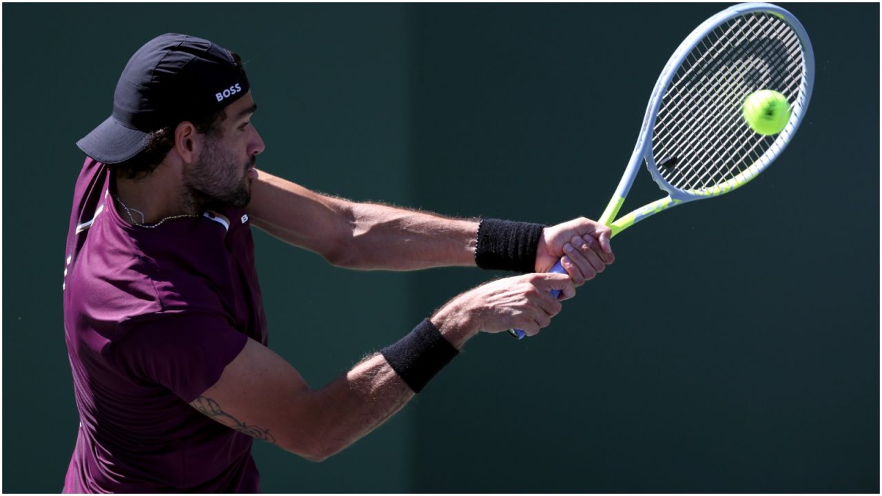 Matteo Berettini nie zagra we French Open (fot. Getty).