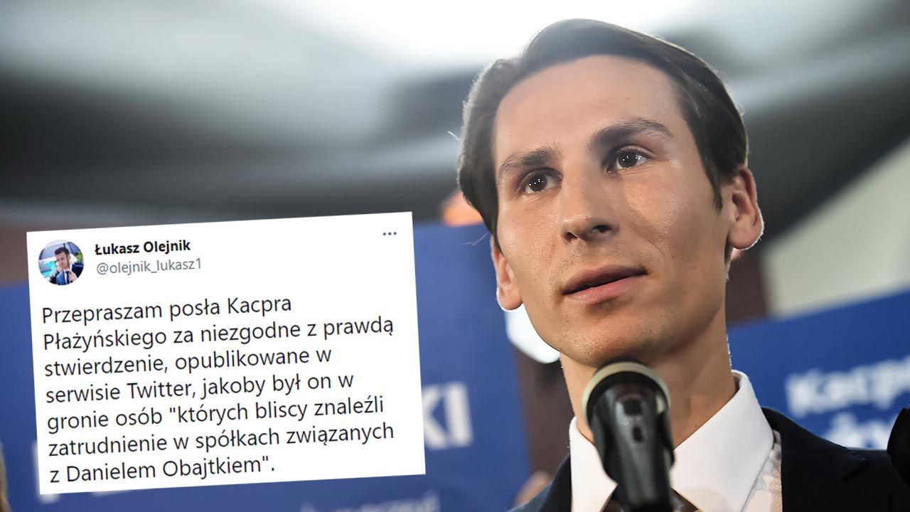 Kacper Płażyński skierował wezwania przedsądowe do polityków PO (fot. PAP/Marcin Gadomski)