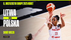 Litwa – Polska. Koszykówka, eliminacje mistrzostw Europy 2025 kobiet, Wilno (fot. 400mm)