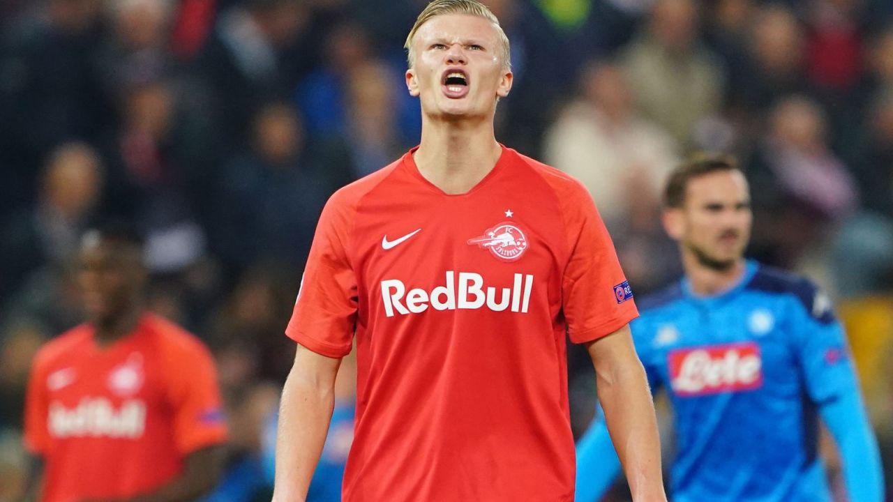 Erling Haaland bije rekordy w Lidze Mistrzów. Strzelił ...