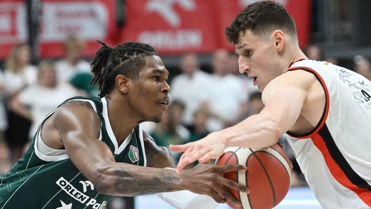 Kameron McGusty i Michał Krasuski (fot. PAP)