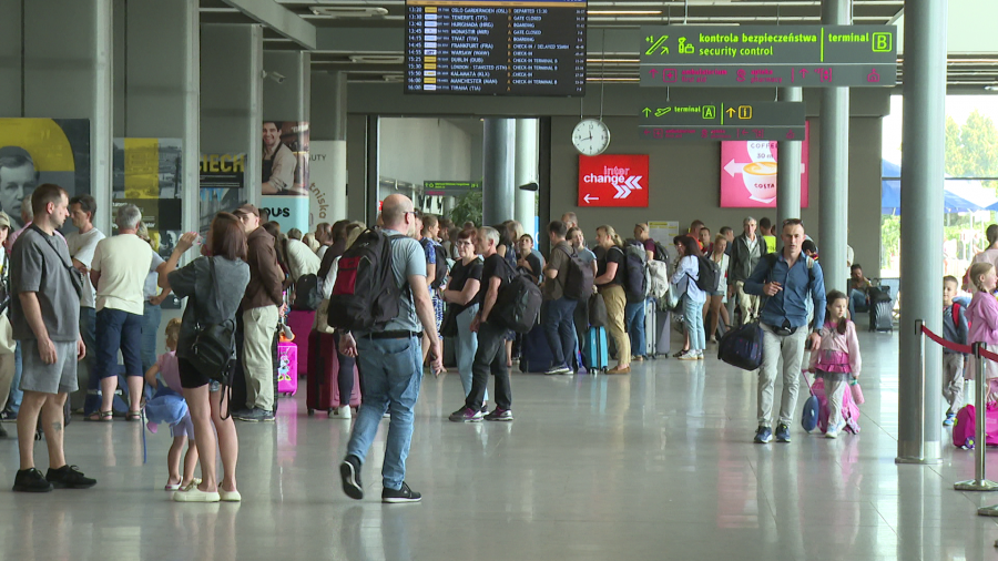 Lotnisko Katowice należy do największych lotnisk regionalnych w Polsce. Fot. TVP3 Katowice