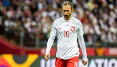 Grzegorz Krychowiak w meczu reprezentacji Polski 