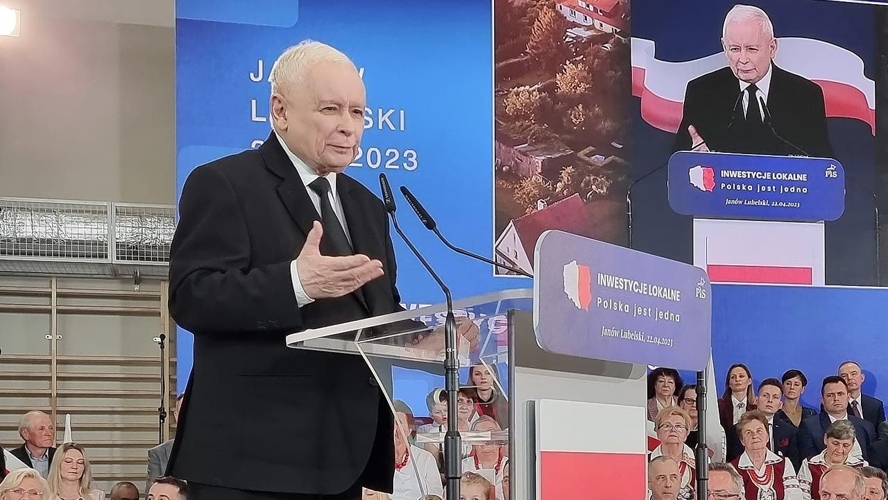 Președintele PiS Jaroslaw Kaczynski: Toată Polonia merge înainte.  Ne apropiem de media europeană