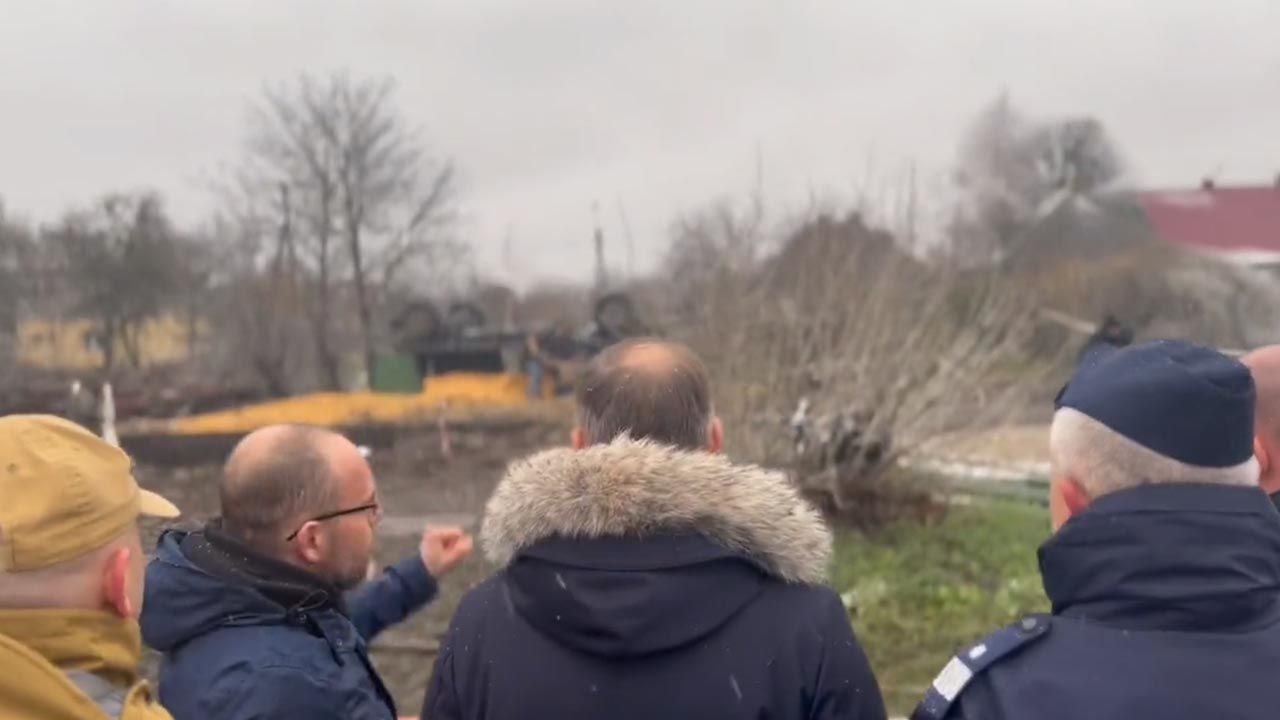 Pocisk spadł na Polskę. Prezydent odwiedzi miejsce tragedii (fot. Twitter/Kancelaria Prezydenta)