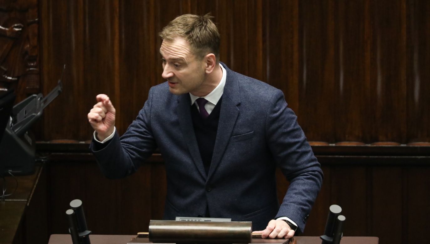 Poseł Platformy Obywatelskiej Sławomir Nitras na sali plenarnej Sejmu (fot. PAP/Tomasz Gzell)