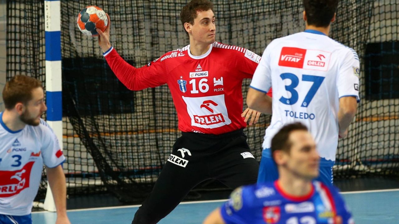 Adam Morawski rozegrał przeciwko Bjerringbro doskonałe zawody (fot. PAP/Piotr Augustyniak)