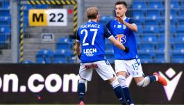 Tymoteusz Puchacz i Jakub Moder (fot. PAP)