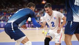 Francuzi pokonali Niemców 3:2 w ćwierćfinale turnieju olimpijskiego (fot. Getty Images)