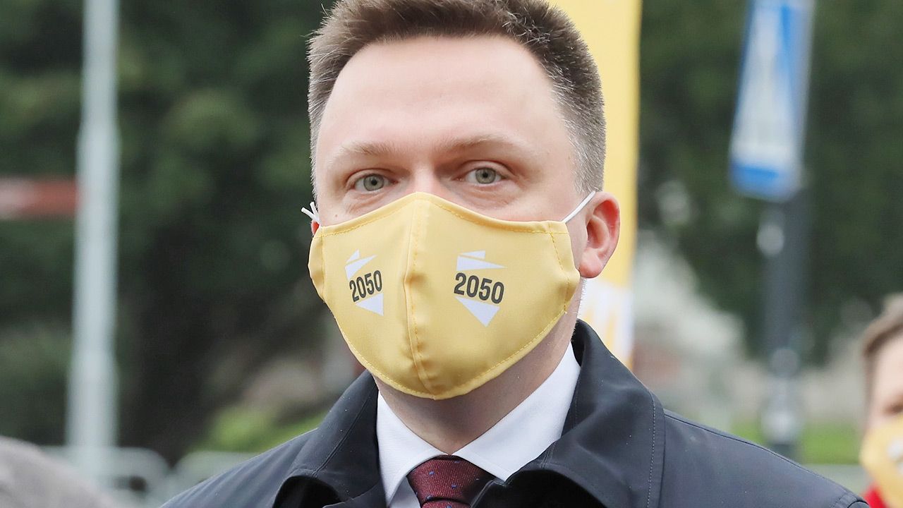 Co o jawności finansowania działalności politycznej mówił Szymon Hołownia? (fot. PAP/Paweł Supernak) Co o jawności finansowania działalności politycznej mówił Szymon Hołownia? (fot. PAP/Paweł Supernak)