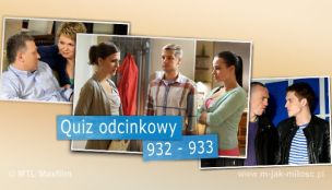 Quiz odcinkowy 932 - 933