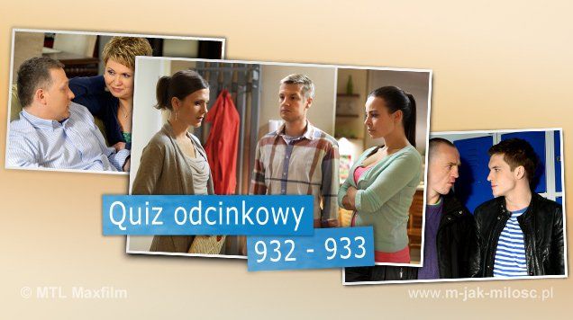 Quiz odcinkowy 932 - 933