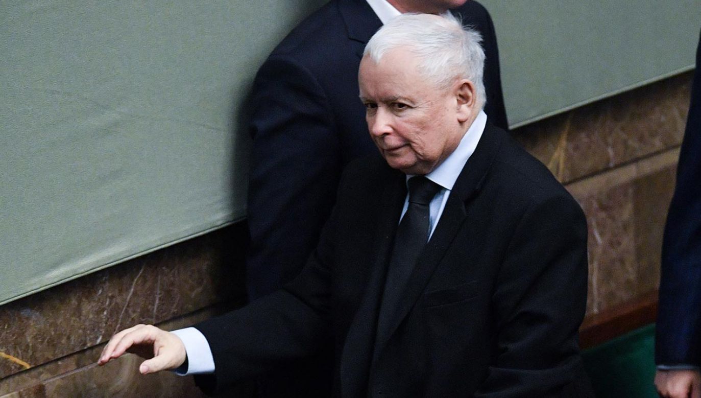 Jarosław Kaczyński (fot. PAP/Radek Pietruszka)